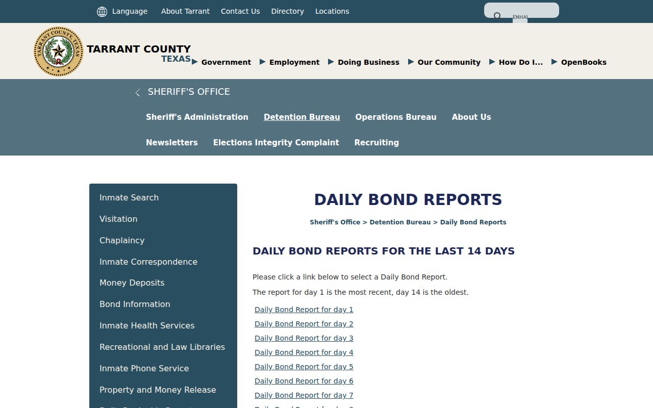 Daily Bond Reports screenshot